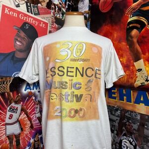 Vintage‎ Essence Music Festival 2000 T Shirt 30th Anniversary Soul Music Sz XL